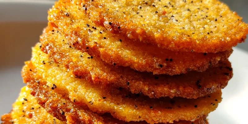 Delicious Zesty Lemon Poppy Cookies served on a plate