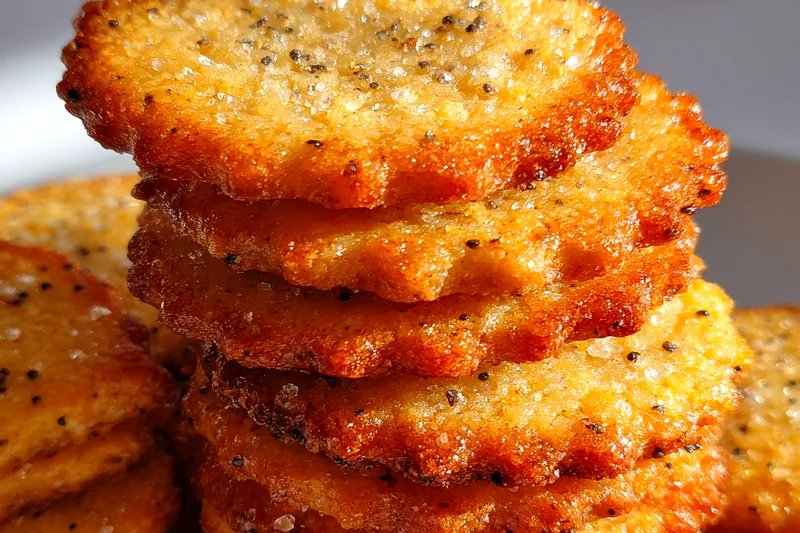 Fresh ingredients for Zesty Lemon Poppy Cookies